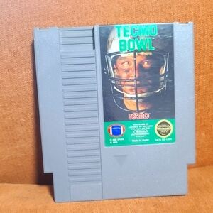 80's Nintendo Tecmo bowl made in Japan 1988 NFLPA